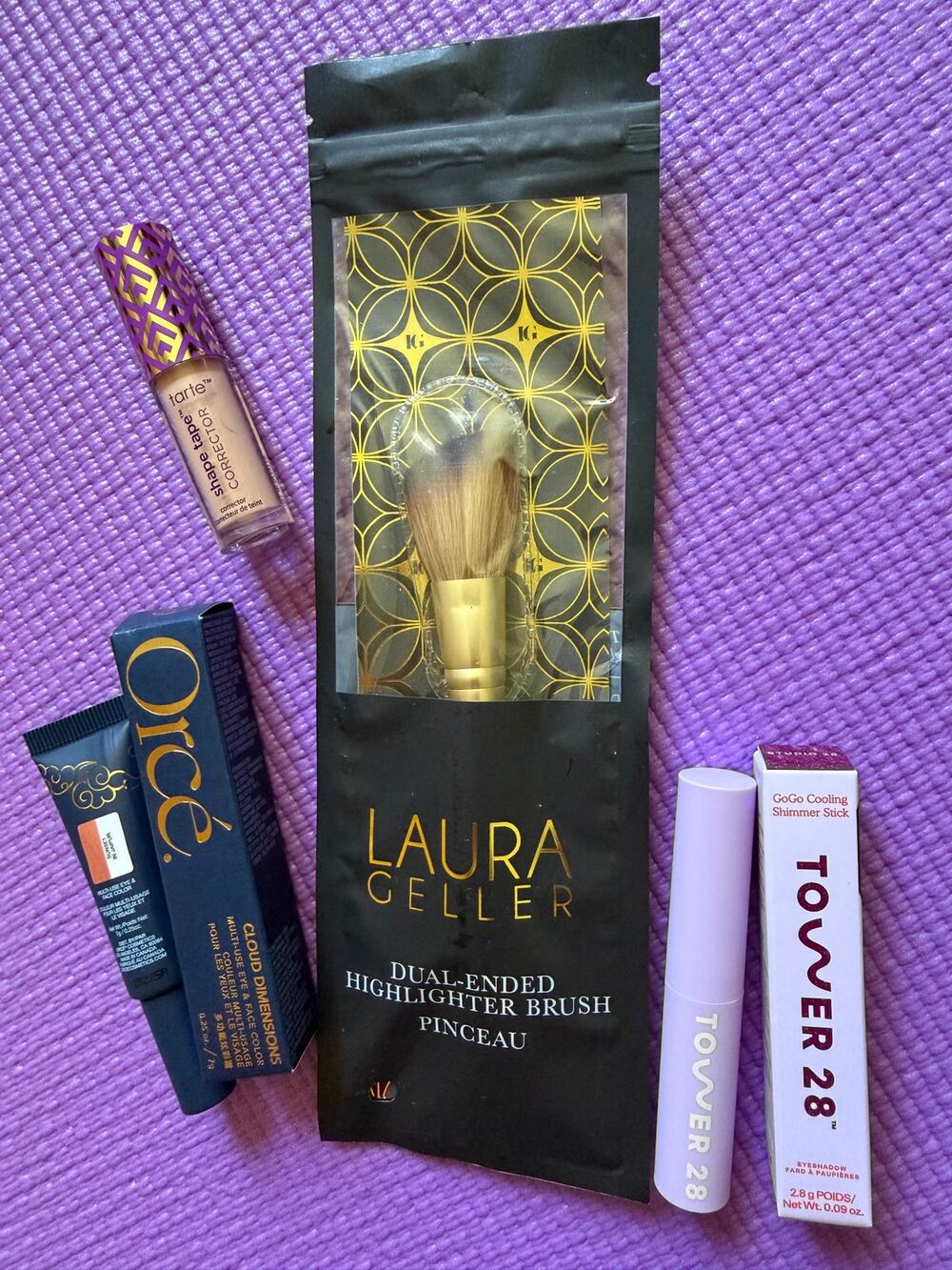 Makeup Lot Tower 28 Eyeshadow, Laure Geller Brush, Tarte, Orce NEW Bundle